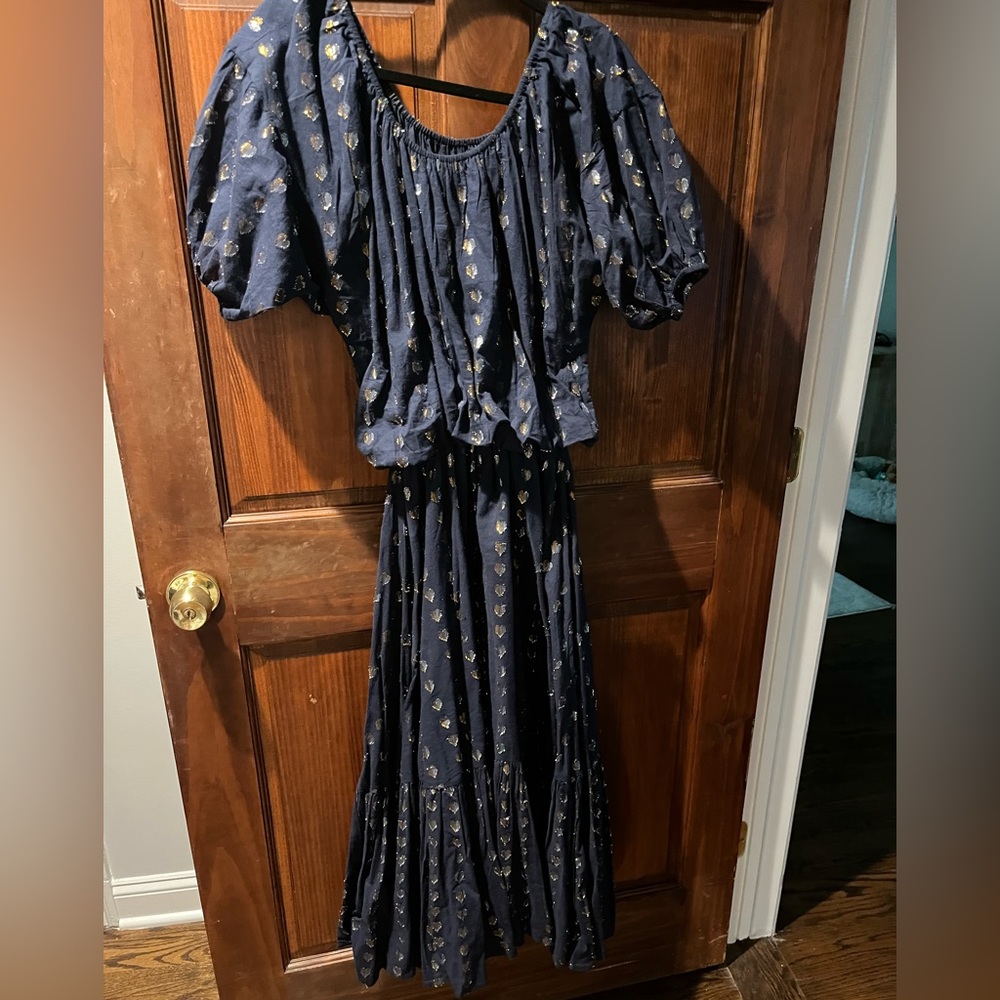 Rhode maxi dress, size small. Runs big
